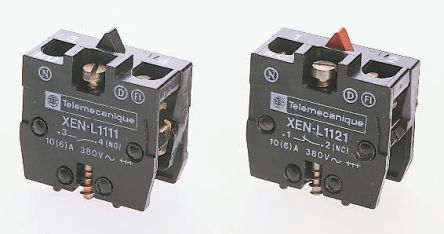 XENL1111 Telemecanique | Contact Block 1NO Spring Loaded Terminal | 333 ...