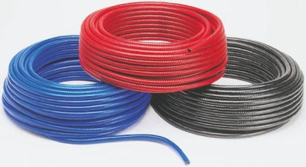 RS PRO Hose Pipe, PVC, 12mm ID, 17mm OD, Red, 30m