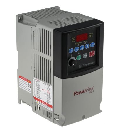 Allen Bradley PowerFlex 40, 3-Phasen Frequenzumrichter 4 KW, 400 V Ac / 10,5 A 400Hz