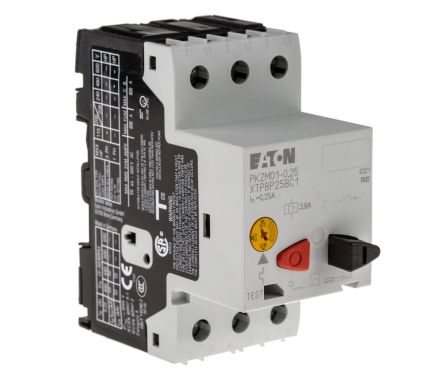 Eaton 电机保护断路器, Eaton Moeller系列, 额定电流0.16 → 0.25 a, 电源电压690 V 交流