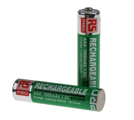 RS PRO Piles Rechargeables AAA 1Ah