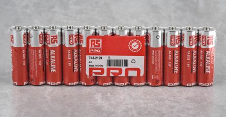 Pile AA RS PRO 3.6V Lithium Thionyle Chloride, 2.4Ah