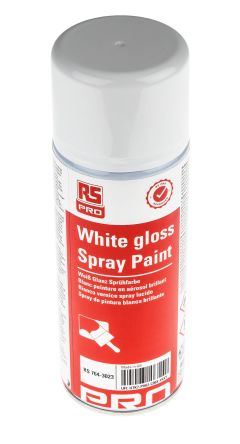 RS PRO Pintura Con Aerosol De Color Blanco Brillo, De 400ml