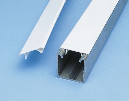 Unistrut White PVC Cover Strip, 2m Length