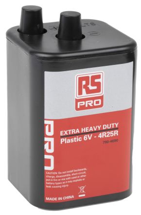 RS PRO 996 Zink-Chlorid Laternen-Batterie, 6V, 7Ah