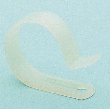 N 4 | 6.4mm Natural Nylon P-Clip | Richco