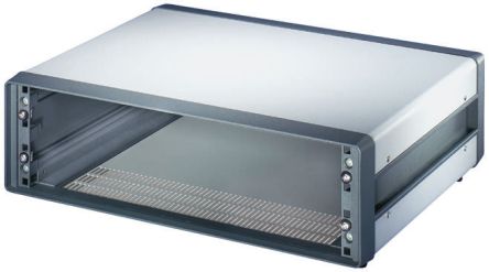 nVent SCHROFF 台式机箱, Comptec系列, 灰色，白色, 铝，钢制外壳, 6U, 299 x 520 x 300mm