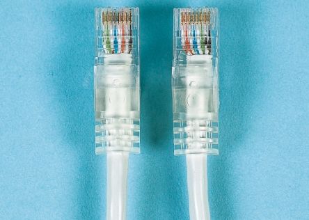 Decelect Ethernetkabel Cat.5, 4m, Grau Patchkabel, A RJ45 U/UTP Stecker, B RJ45
