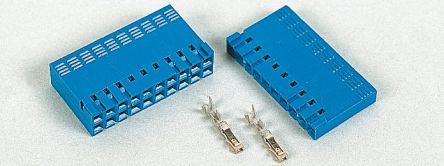 Amphenol Communications Solutions DUBOX Steckverbindergehäuse Buchse 2.54mm, 6-polig / 2-reihig Gerade, Kabelmontage