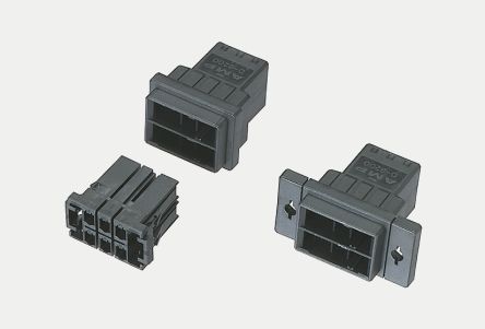 TE Connectivity D-3000 Steckverbindergehäuse Buchse 5.08mm, 12-polig / 2-reihig Gerade, Kabelmontage Für