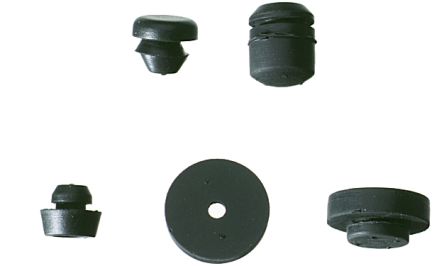 SES Sterling Gummi Vibrationsdämpfer, Gummibuchse, Ø 12mm X 10mm