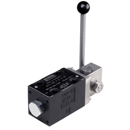 Parker, D1VL002CN4J Plate Directional Control Valve, Direct, 002