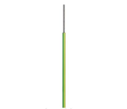 RS PRO, 100 m 1 Core Electrical & Main Power Cable, Green Polyvinyl Chloride 90 °C