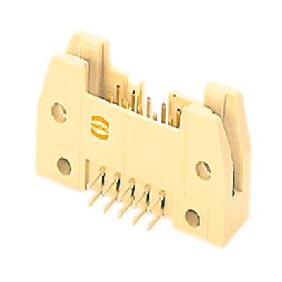 HARTING SEK Standard Series Angled PCB Male Connector, 16 Contact(s), 2.54 mm Pitch, 2 Row, Shrouded