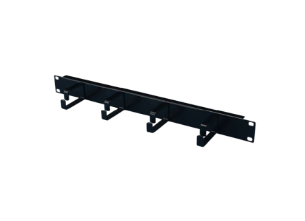 TUK Limited Steel Cable Management Component Cable Management Ring for Use with 19 in Racks and Cabinets, 4 Rings 44 mm,