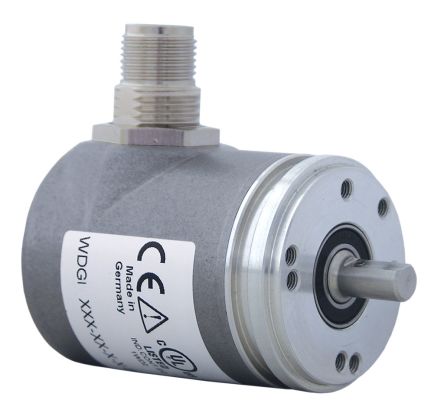 Wachendorff WDGI 36A Series Incremental Encoder 30V dc, 1024 ppr ppr, HTL Signal, Solid Shaft Type, 6 mm Shaft