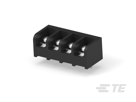 TE Connectivity Barrier Strip, 4 Contact, 8.26 mm Pitch, 1 Row, 150V, 20A