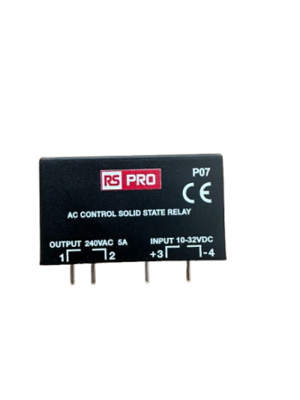 RS PRO RS PRO Series Solid State Relay, 5 A Load, PCB Mount, 275 V ac Load, 3V dc Control