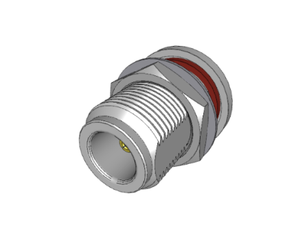 Molex 73386 Series Plug-in Female/Male Coaxial Connector, 50 Ω, Straight Body Plug-In