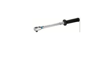 HAZET 6121-1CT Torque Wrench, 20 to 12 Nm, 1/2 in Drive, Square Drive, 437mm Overall
