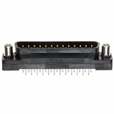 TE Connectivity Amplimite HD-20 25 Way Vertical Board Plug Assembly, with Screw Lock Male