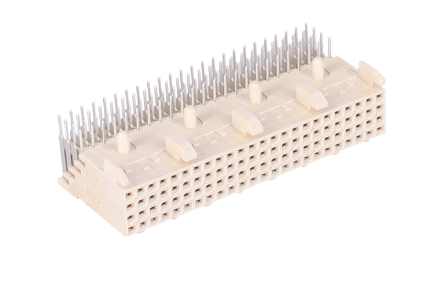 TE Connectivity, Z-PACK 2mm FB 2 mm Pitch Z PACK Receptacle, Right Angle Female, 24 Column, 4 Row, 96 Way