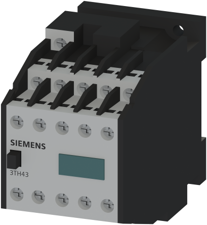 Siemens 3TH4 Contactor, 110V Coil, 10-Pole, 10 A 110V, 10 NO, 400V