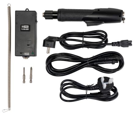 RS PRO 240V Electric Torque Screwdriver, Euro & UK Plug