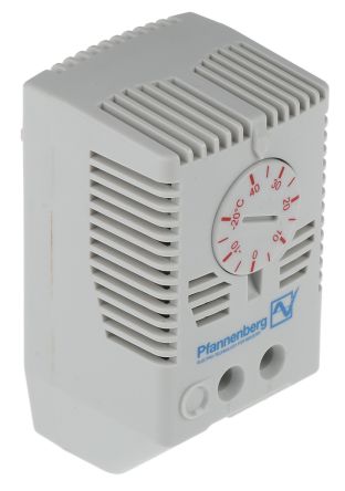 Pfannenberg FLZ Schaltschrank-Thermostat, -20 → +40 °C., Öffner