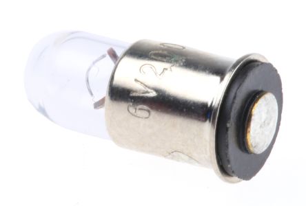 RS PRO 指示灯泡 6 V 200 mA, 适用小型法兰灯座, 直径5.84mm, T1 3/4