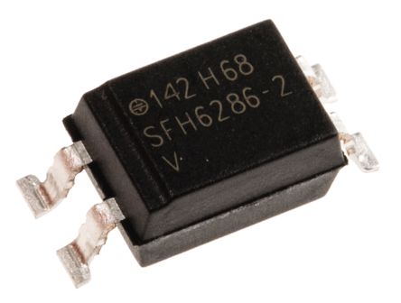 Vishay SMD Optokoppler AC-In / Transistor-Out, 4-Pin SMD, Isolation 5,3 KV Eff