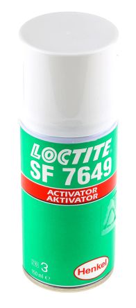 Loctite SF 7649 Aerosol Aerosol Adhesive Activator For Use With Gasketing, Retaining, Thread Sealant,
