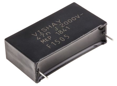 Vishay MKP1841 Polypropylene Film Capacitor, 2 KV Dc, 700 V Ac, ±5%, 47nF, Through Hole