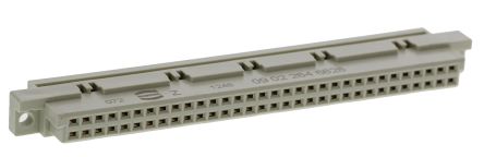 HARTING 64 Way 2.54mm Pitch, Type B Class C2, 2 Row, Right Angle DIN 41612 Connector, Socket