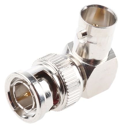 Right Angle 75&#937; RF Adapter BNC Female to BNC Female 0 &#8594; 3GHz