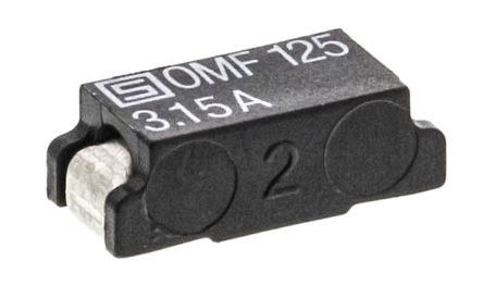Schurter Sicherung, Nicht Rückstellend 3.15A 125V Ac/dc Thermoplast F 7.4mm 3.1mm 2.6mm