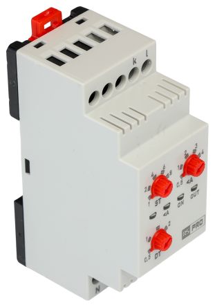 RS PRO Current Monitoring Relay, Single Phase, 150 → 260V ac, DIN Rail