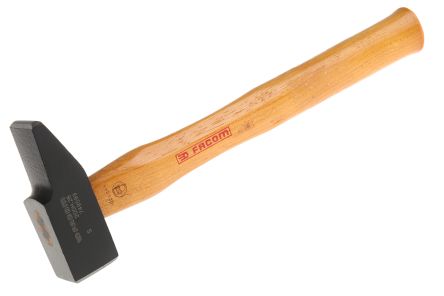 Facom Hammer, Schlosserhammer Aus Stahl Hickory-Holz-Stiel 380g 270,0 Mm