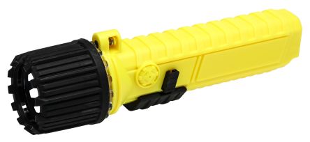 RS PRO ATEX LED LED Torch Yellow 180 Lumens, 172 mm