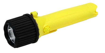 RS PRO ATEX LED LED Torch Yellow 133 Lumens, 174 mm