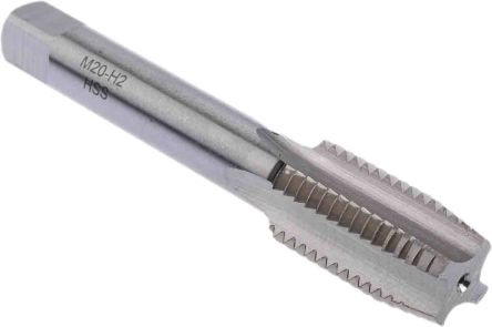 RS PRO Threading Tap, M20 Thread, 2.5mm Pitch, Metric Standard, Hand Tap
