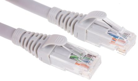 Brand-Rex Cable Ethernet Cat6 U/UTP De Color Gris, Long. 1m, Funda De LSZH