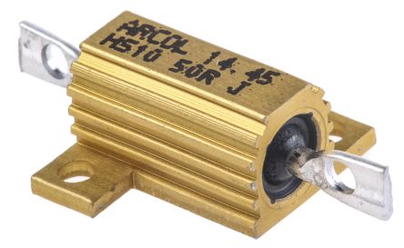 Arcol, 50Ω 10W Wire Wound Chassis Mount Resistor HS10 50R J ±5%