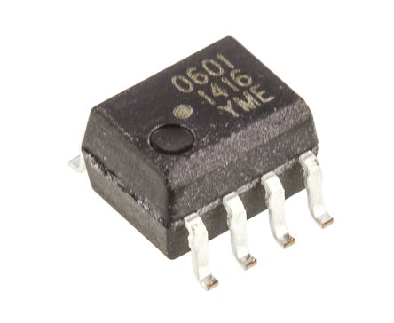 Broadcom SMD Optokoppler DC-In / Transistor-Out, 8-Pin SOIC, Isolation 3,75 KV Eff