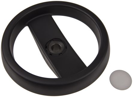 Elesa Black Technopolymer Hand Wheel, 160mm Diameter