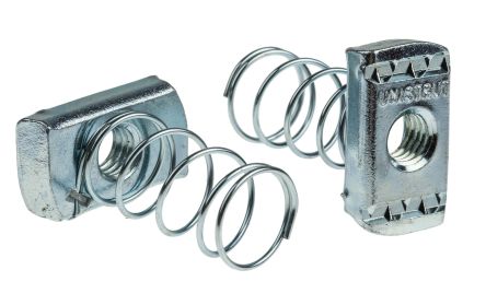 Spring Nuts M6 M8 M10 M12 Zebedee Nuts Channel Nuts BZP / Stainless Steel 