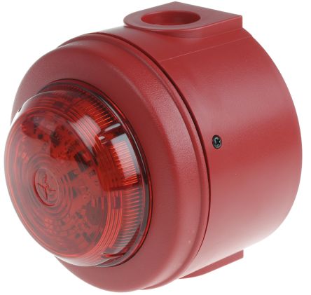 Eaton Fulleon, Solista Maxi, LED Blitz Signalleuchte Rot, 9 → 60 V Dc, Ø 93mm X 83mm