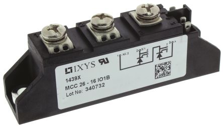 IXYS SCR Modul Zweifachthyristormodul 32A TO-240AA 1600V 0.56kA