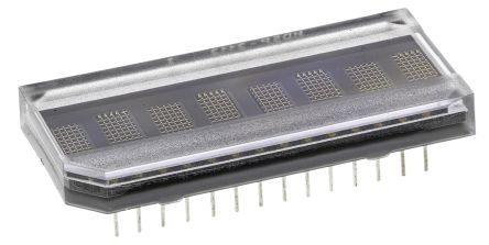 Broadcom 8位LED数码管, 红色, 通孔安装
