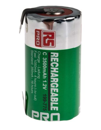 Piles rechargeables D 2.8Ah NiMH 1.2V Panasonic
